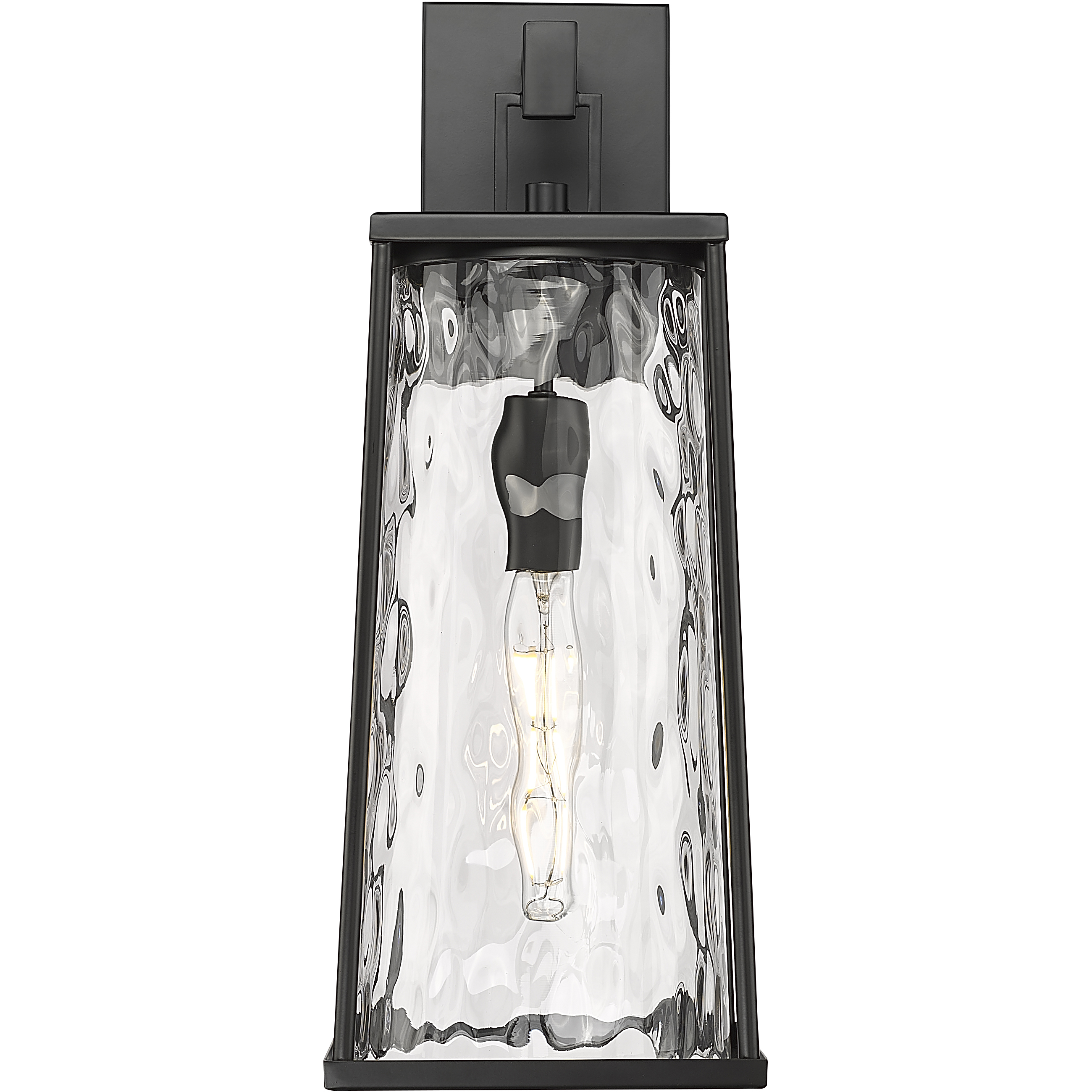 Dutton 1 Light 19.75 inch Powder Coated Black Outdoor Wall Sconce